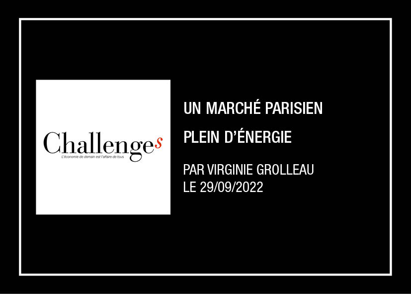 Un marché parisien plein d'énergie